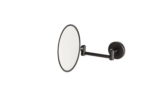 Specchio ingranditore 3x a parete con supporto snodato singolo