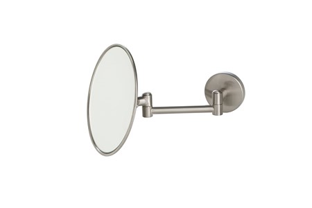 Specchio ingranditore 3x a parete con supporto snodato singolo