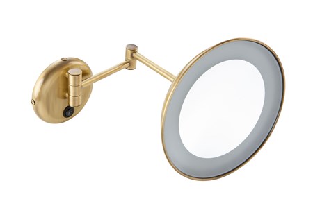 Specchio ingranditore 4x da parete con illuminazione LED