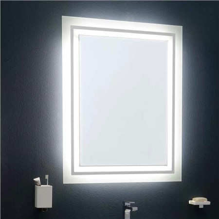 Specchio con LED perimetrale