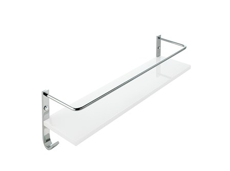 Mensola in plexiglass con balconcino