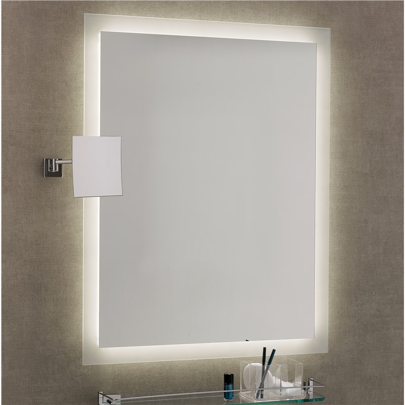 Specchio con Led perimetrale e sabbiatura cm 4