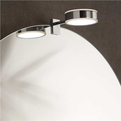 Applique led per specchio su vetro