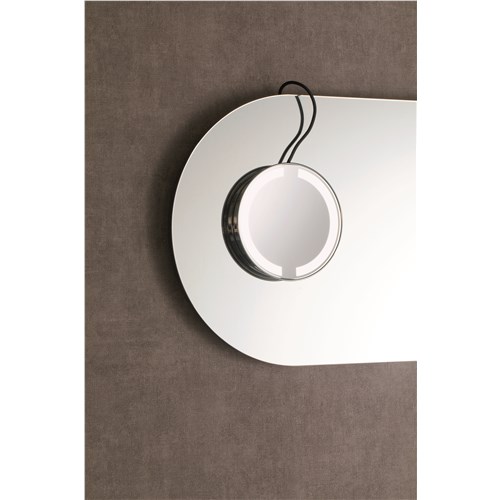 Specchio ingranditore calamitato con illuminazione LED