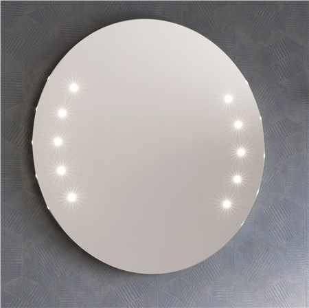 Specchio tondo diam cm 80 retroilluminato con punti LED