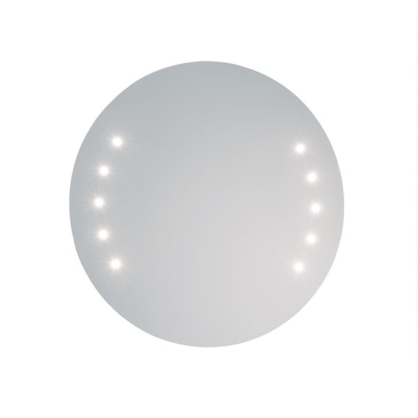 Specchio retroilluminato con punti led