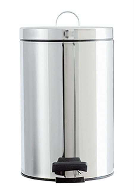 Contenitore per rifiuti inox con pedale (12 lt)