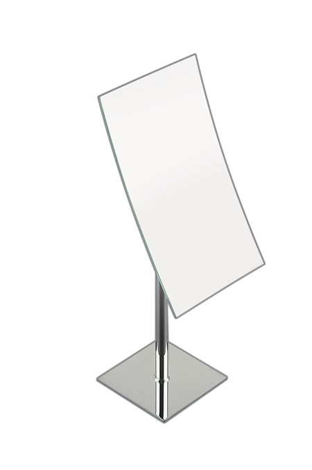 Specchio ingranditore 2x rettangolare con base