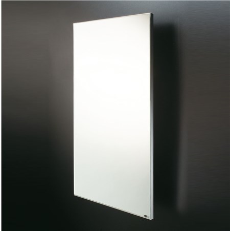 Specchio con cornice cromata reversibile