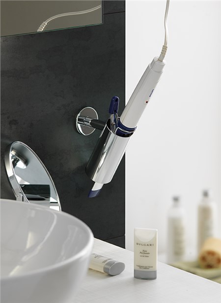 Porta piastra per capelli in ottone