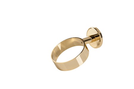 Porta piastra per capelli in ottone - oro