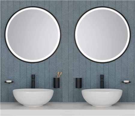 Doppio lavabo nell'arredo bagno di tendenza
