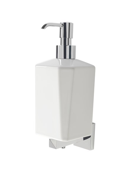 Porta dosatore sapone liquido in ceramica