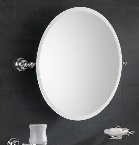 Specchio molato orientabile