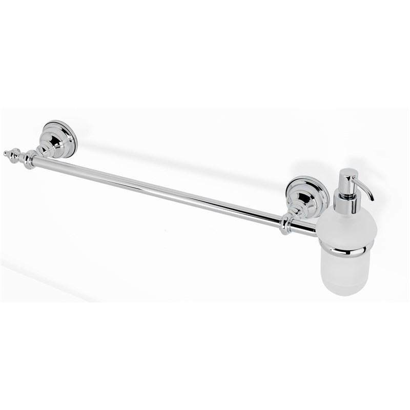 Porta salviette con dosatore sapone