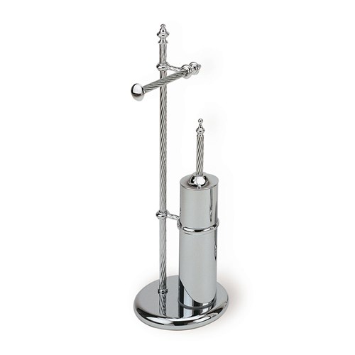 Piantana: porta rotolo e scopino GIUNONE