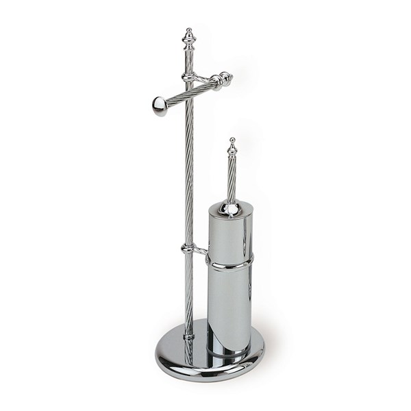 Piantana: porta rotolo e scopino GIUNONE