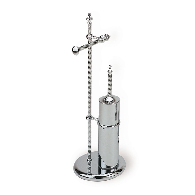 Piantana: porta rotolo e scopino GIUNONE