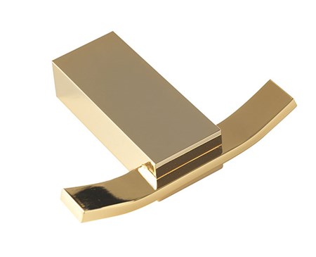 Accessori bagno Gea finitura oro per un'eleganza senza tempo