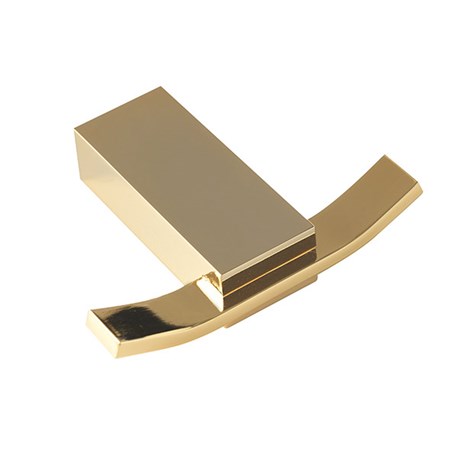 Accessori bagno Gea finitura oro per un'eleganza senza tempo