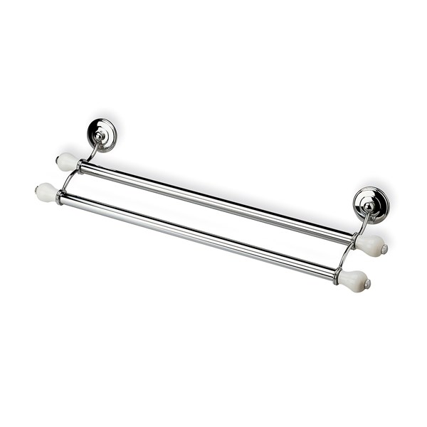 Porta asciugamani doppia asta