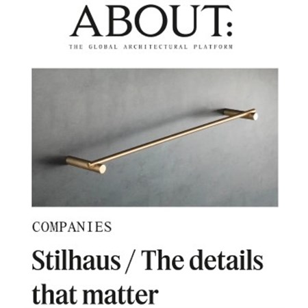 La collezione HASHI si presenta con ABOUT: 