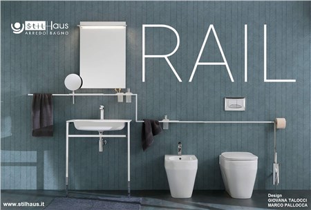 Accessori bagno scorrevoli Rail per ambienti unici