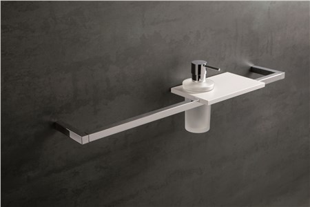 RAIL P. ASCIUGAMANI E DOSATORE SAPONE