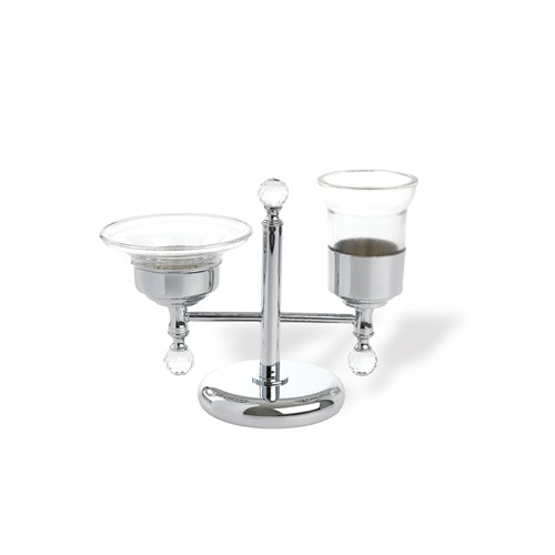 Porta sapone + Porta bicchiere da appoggio