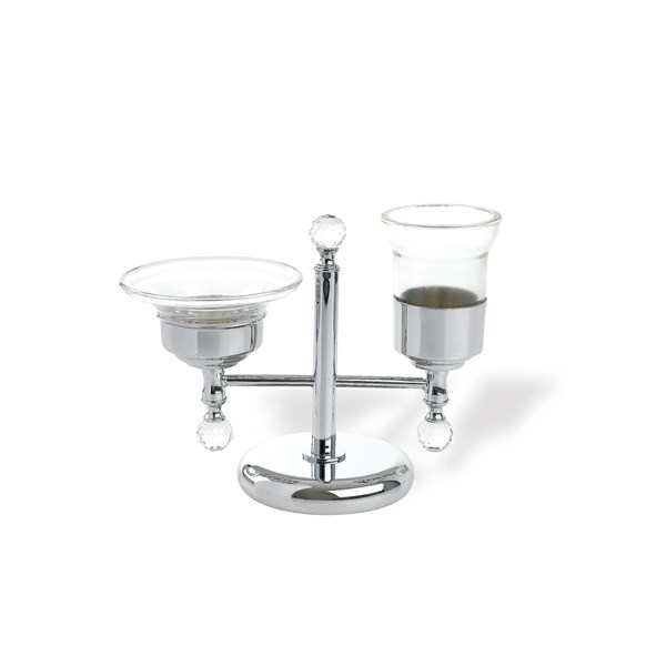 Porta sapone + Porta bicchiere da appoggio