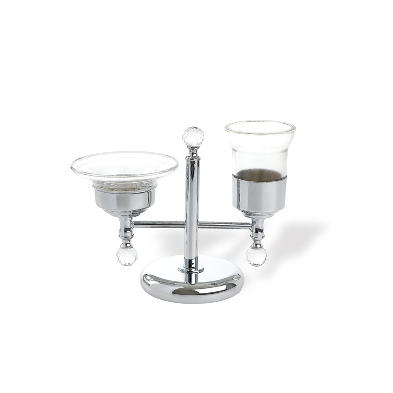 Porta sapone + Porta bicchiere da appoggio