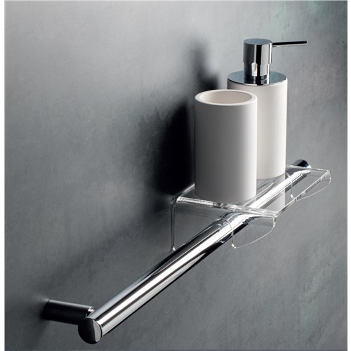 Maniglione con mensola + Bicchiere