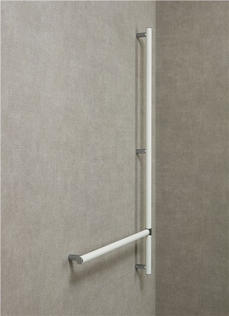 Maniglione di sicurezza in ottone cm 120 + Asta per connessione a “T” cm 45